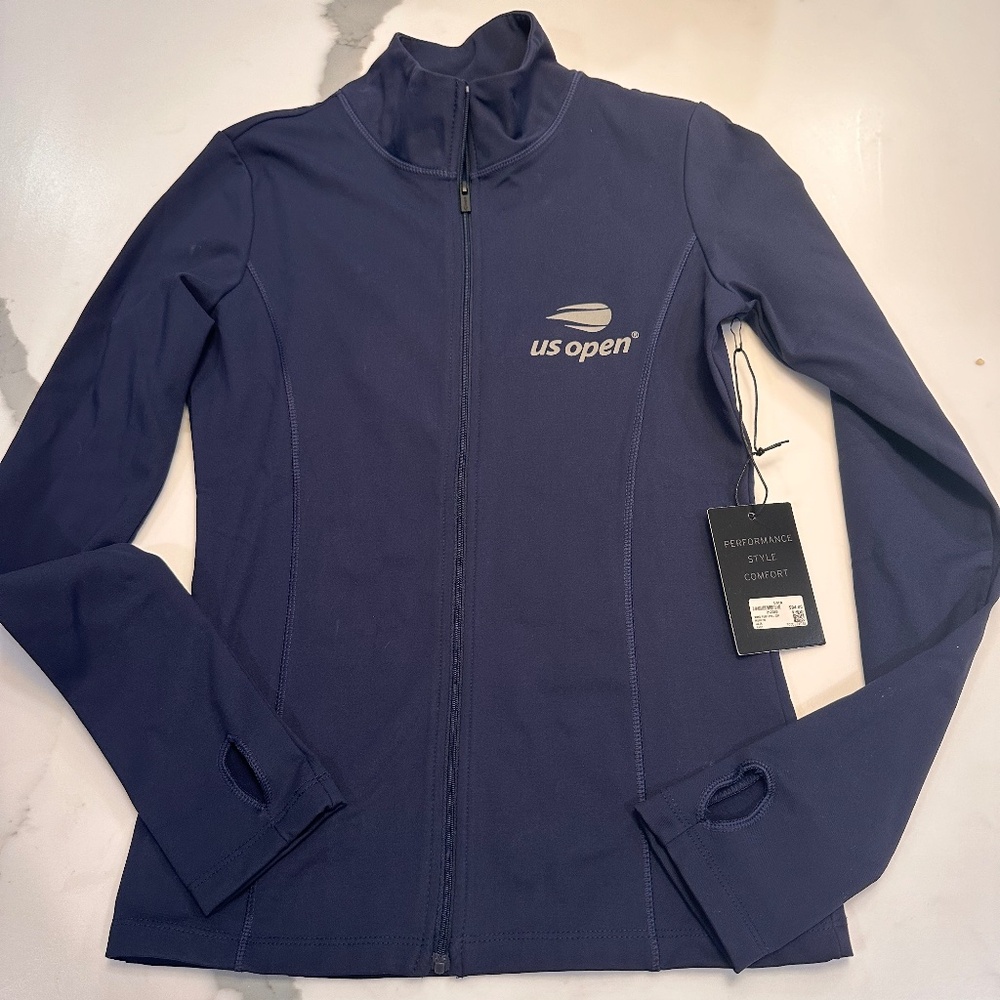 Women's Navy Performance Full-Zip Utility Jacket